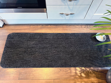 My Charcoal Washable Non-Slip Soft Rug - Runner 50 x 150 cm (2'6')