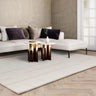 Ada Rug Bohomian Modern Geometric Pure Natural Undyed Wool Ivory Rug - Medium 120x170 cm (4'x5'6")