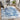 Harput HAP1021 Abstract Vintage Navy Blue Area Washable Jute Cotton Polypropylene Rug - Rectangle 80 x 150 cm