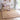 Origins Jute Natural Hand Made Stitched Scalloped Edge Lilac Rug or Hallway Runner - Medium 120x170 cm (4'x5'6")