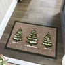 My Nylon Pattern Christmas Winter Trees Washable Non-Slip Bordered Rug - Small 50 x 75 cm (2'x2'5")