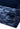 Asiatic London Tate Blocks Navy Blue Hand-Carved Wool Viscose Geometric Rug