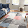 Orbit Riga 3D Multi Abstract Geometric Textured Hallway Runner Rug - X-Large 200x290 cm (6'7"x9'6")