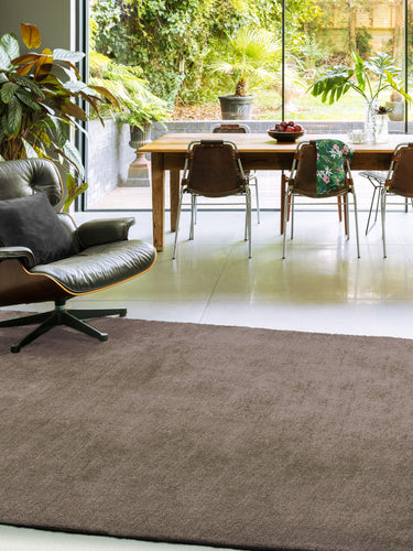 Asiatic London Milo Short Pile Silky Mink Shaggy Traditional Modern Rug - Medium 120x170 cm (4'x5'6")