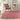 Origins Scalloped Border Elsie Tufted Coral Lilac Wool Bordered Hallway Runner Rug - Large 160x230 cm (5'3"x7'7")