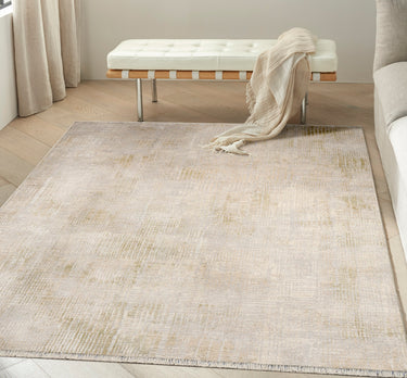 Calvin Drift DRF02 Cross Hatch Pattern Grey Abstract Textured Modern Rug - 239 x 310 cm (7'10"x10'2")