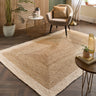 Origins Braid Stitched Natural White Indoor Outdoor Handmade Jute Braided Rug - Medium 120x170 cm (4'x5'6")