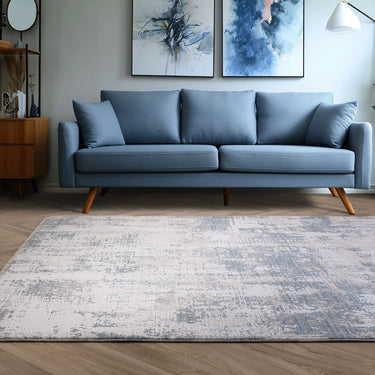 Asiatic London Seville Zafra Short Pile Touch Silky Beige Natural Abstract Modern Soft Rug - Medium 120x180 cm (4'x6')