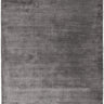 Bellagio Modern Plain Loop Striped Shiny Viscose Hand Woven Zinc Grey Rug in Medium 120x180 cm (4'x6')