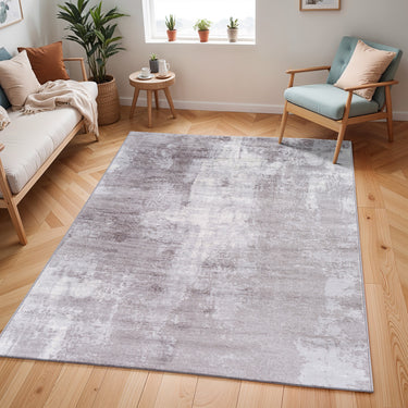 Wanderlust 2322 Taupe Grey Jute Abstract Scandi Rug - Medium 120x170 cm (4'x5'6")