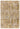 Asiatic London Kuza Portrait New Linear Pattern Gold Yellow Polypropylene Abstract Textured Distressed Rug