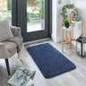 Origins My Midnight Blue Washable Non-Slip Polypropylene Shaggy Rug - X-Small 60x100 cm (2'x4')