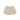 Dip and Drip Buddy Beige Washable Non-Slip Polypropylene Shaggy Bath Mat - Curve 50x80 cm