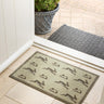 Emily Bond Rabbits and Hares Natural Washable Indoor Rug and Runner - Small 50 x 75 cm (2'x2'5")