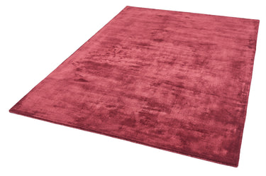 Chrome Hand Made Rug Modern Plain Viscose Silky Shiny Luxurious Claret Rug - Medium 120x180 cm (4'x6')