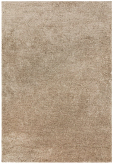 Asiatic London Milo Short Pile Silky Sand Beige Shaggy Traditional Modern Rug - Medium 120x170 cm (4'x5'6")