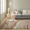 Consept Looms Amara AMA108 Onyx Granite Stone Patterns Blush Grey Handmade Jute Abstract Rug - Small 80x150 cm (2'6"x5')