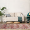 URCO Nova Lilian Red Polypropylene Persian Traditional Vintage Rug 120x170 cm - Medium 120x170 cm (4'x5'6")