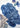 Origins Genuine Animal Fur Soft Navy Blue Wool Sheepskin Shaggy Textured Rug - Quad 105x160 cm (3'5"x5'3")