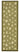 My Nylon Pattern Daisy Cow Green Washable Non-Slip Soft Hallway Runner Rug