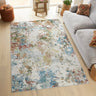 Consept Looms Liberty LIB103 Pallette Multi Washable Non-Slip Modern Rug - Medium 120x180 cm (4'x6')