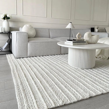 Asiatic London Grayson Cream Extra Indoor Outdoor Hand-Loomed Textured Rug 200x290 cm