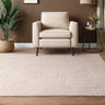 Asiatic London Axel AX04 Chevron Ivory Cream Polypropylene Textured Scandi Rug - 80x140cm (2'6''x4'7'')