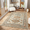 Cashmere 5567 Cream Oriental Traditional Floral Kilim Hallway Runner Rug - Small 80x150 cm (2'6"x5')
