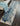 Nourison Maxell MAE16 Ivory Blue Cotton Abstract Modern Rug - Runner 66x229 cm (2'2"x7'6")
