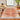 Harput HAP1019 Abstract Orange Area Washable Jute Cotton Polypropylene Rug - Rectangle 80 x 150 cm