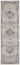 Kashan VKA07 Medallion Bordered Classic Ivory Blue Polypropylene Persian Traditional Vintage Rug