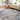 Ankara AKR2307 Blue Area Polypropylene Abstract Scandi Rug - Round 200x200 cm (6'7"x6'7")