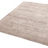 Darcy Biscuit Striped Luxury By Hand-Woven Wool Viscose Geometric Rug - Small 80x120 cm (2'6"x4')