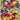 Consept Looms Viva VIV101 Bright Multicolours By Concept Jute Polypropylene Geometric Rug