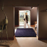 Maine Aubergine Tubular Pile Rug Hand-Woven with New Zealand & European Wools, Thick Luxurious Soft Pile, Contemporary Natural Style for Modern & Traditional Interiors - Large
