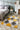 Origins 3D Geo Silky Diamond Ochre Yellow Grey Hand-Carved Shaggy Geometric Rug