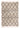 Casablanca Ivory/Light Brown Diamond Shaggy Tasseled Rug by Origins