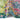 Consept Looms Art108 Multi Pictorial Pop Multicoloured Polypropylene Abstract Floral Rug