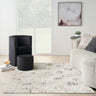 Glitz GLZ04 Framed Silky Ivory Multi By Abstract Geometric Textured Rug - Medium 119x180 cm (3'11"x5'11")
