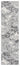 Bianco 185KB Modern Marbled Abstract Dark Grey Rug & Hall Runner