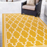 Spanish Tile Garden Patio Picnic Travel Summer Indoor Outdoor Polypropylene Geometric Rug - Small 100x150 cm (3'4"x4'11")