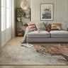 Consept Looms Amara AMA101 Onyx Granite Stone Patterns Ivory Grey Taupe Handmade Jute Abstract Rug - Small 80x150 cm (2'6"x5')