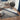 Orbit Arktis 3D Grey Blue Abstract Geometric Textured Hallway Runner Rug