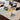 City Triangle Yellow Grey Blue Multi Washable Jute Polypropylene Geometric Hallway Runner Rug