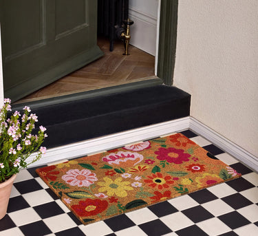 My Printed Coir Bright Blooms Doormat 45x75 cm