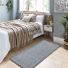 Origins My Grey Washable Non-Slip Polypropylene Shaggy Rug - Runner 67x150 cm (2'3"x5')