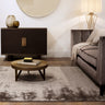 Chrome Hand Made Rug Modern Plain Viscose Silky Shiny Luxurious Mushroom Brown Rug - Medium 120x180 cm (4'x6')