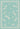 New Terrace Dragonfly Aqua Blue Polypropylene Bordered Modern Rug