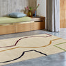Asiatic London Reef Linear RF22 Multicolour Handmade Wool Abstract Rug - Medium 120x170 cm (4'x5'6")