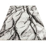 Consept Looms Blaze BLZ04 Silver Grey Bedroom Living Marble Polypropylene Abstract Modern Rug - Large 160x220 cm (5'3"x7'6")